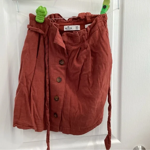 Make Offer! Hollister Women's Terracotta Mini Skirt - Picture 2 of 6